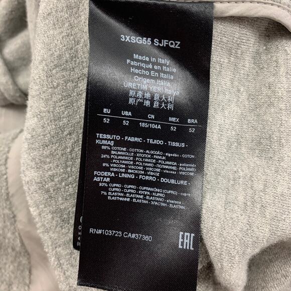 GIORGIO ARMANI Chest Size 42 Gray Cotton Blend Double Breasted Sport Coat - Picture 5 of 6